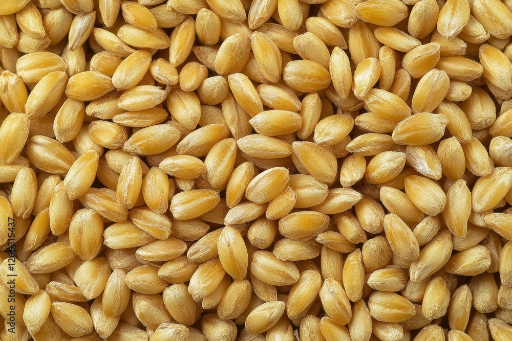 custom made wallpaper toronto digitalClose-up shot of golden wheat grains. Ideal for food, agriculture, or baking websites and packaging.