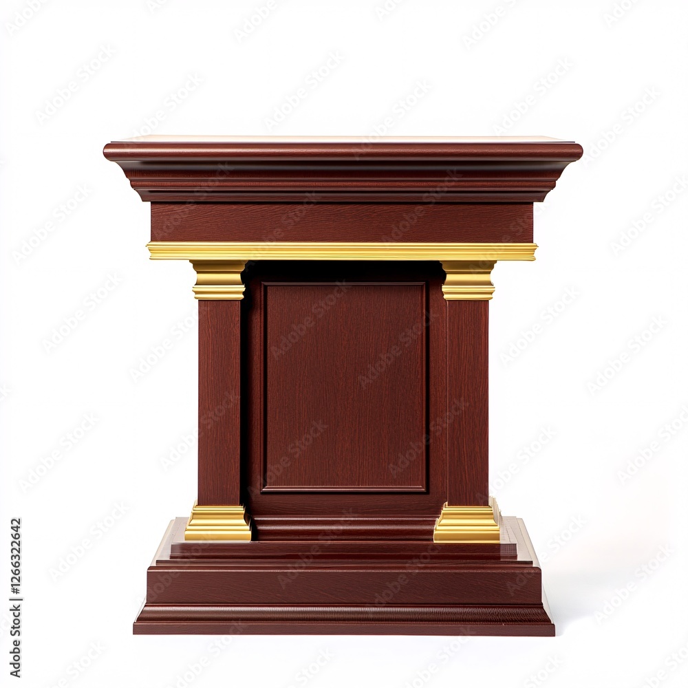 podium with pedestal podium with pedestal