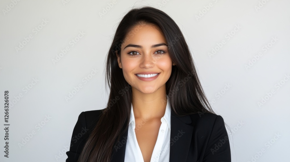 Professional woman smiling office setting portrait photography Professional woman smiling office setting portrait photography