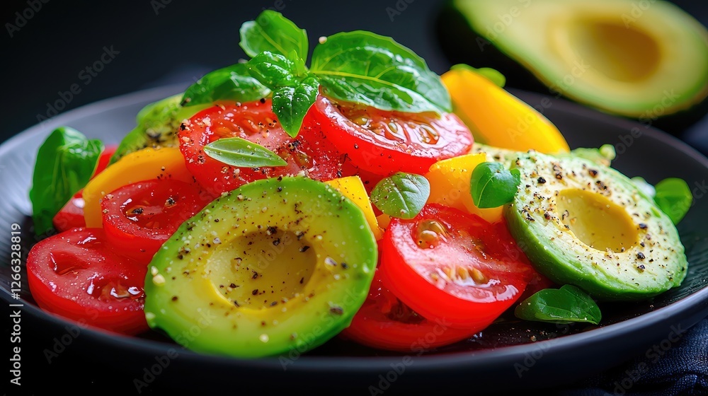 Delicious avocado and tomato salad Delicious avocado and tomato salad