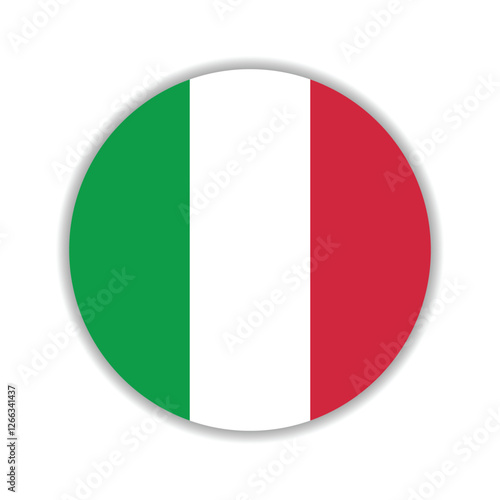Italy flag circle icon vector illustration design Free Download Italy flag circle icon vector illustration design - GFXLoad