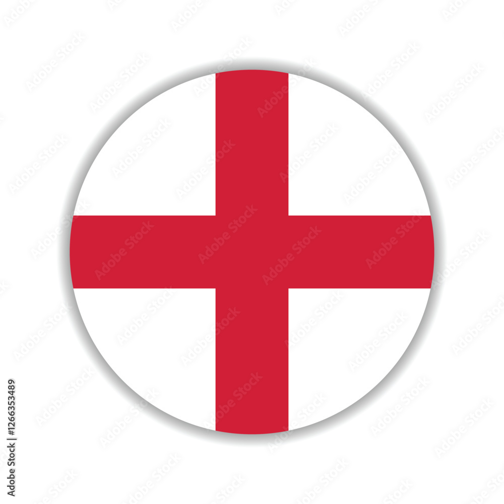 England flag circle icon vector illustration design England flag circle icon vector illustration design