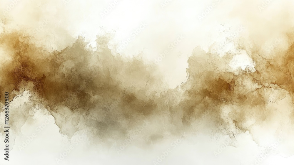 Abstract swirling brown and beige smoke patterns creating a soft, ethereal background effect Abstract swirling brown and beige smoke patterns creating a soft, ethereal background effect
