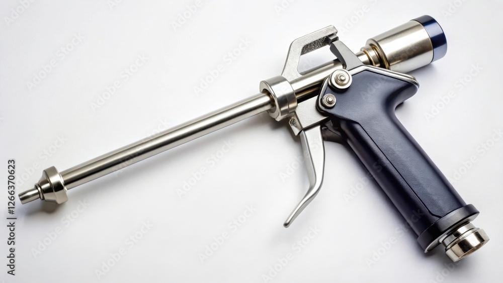 High-precision dispensing tool with ergonomic grip and extended barrel for precise application High-precision dispensing tool with ergonomic grip and extended barrel for precise application
