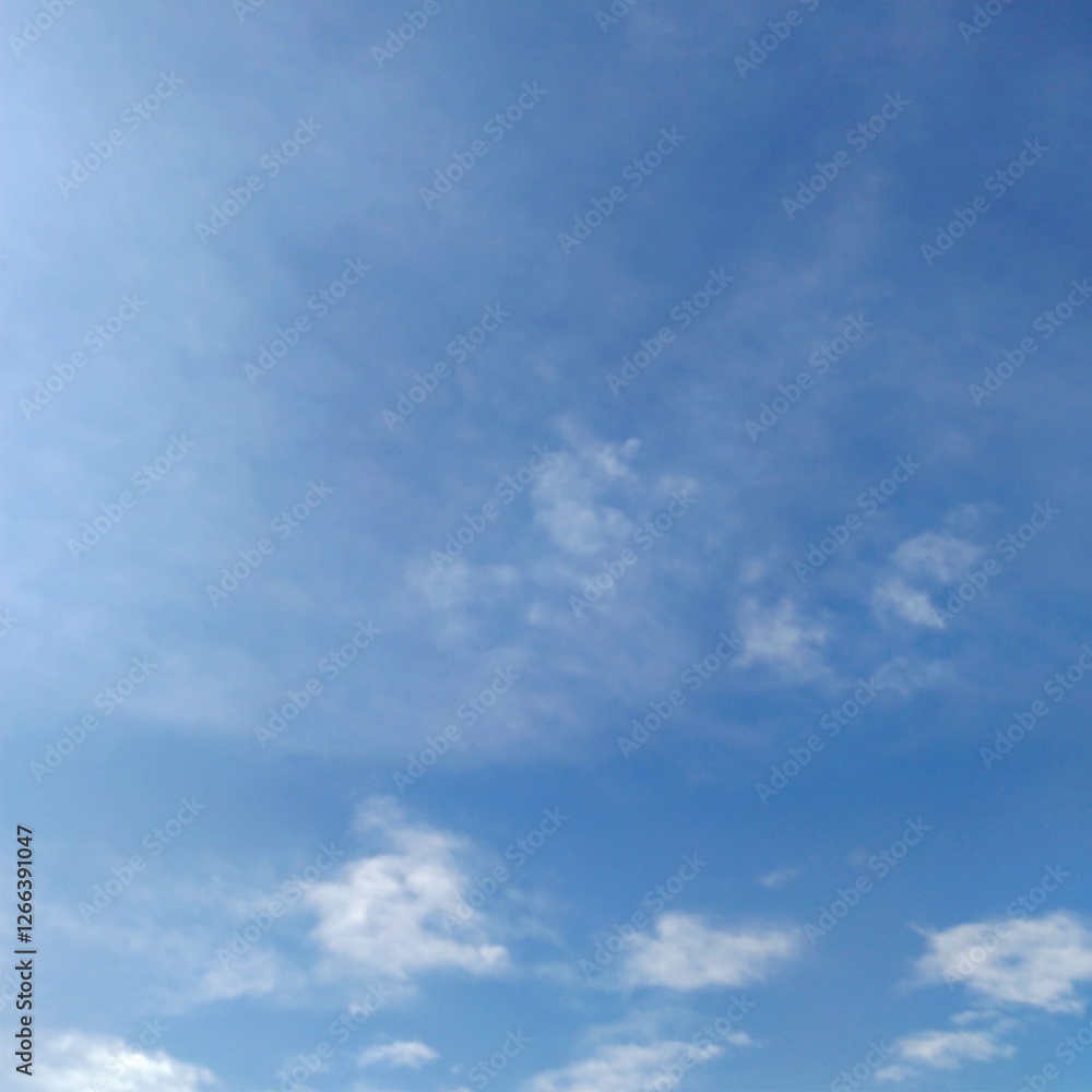 Obraz premium blue sky with clouds