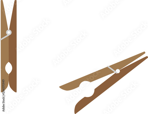 clothes pin wood