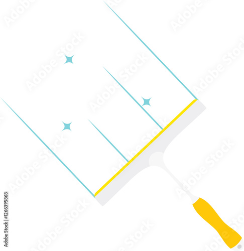 Squeegee clean tool