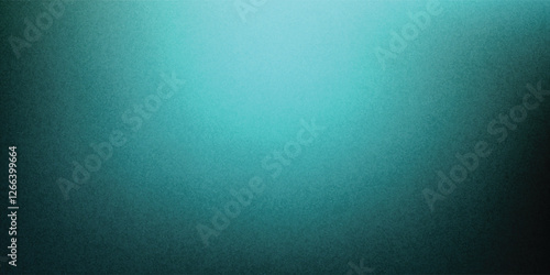 Dark teal green minimal banner calm , Noise intensive Holographic blend blurred smooth transitions tone empty presentation design
