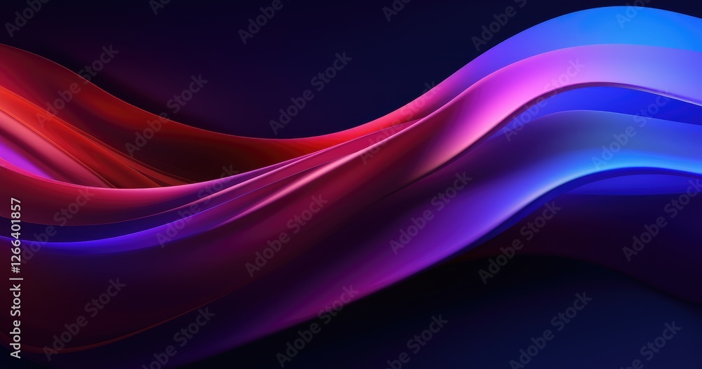 Obraz premium Abstract background with beautiful random gradient shapes, vector illustration, dark color palette