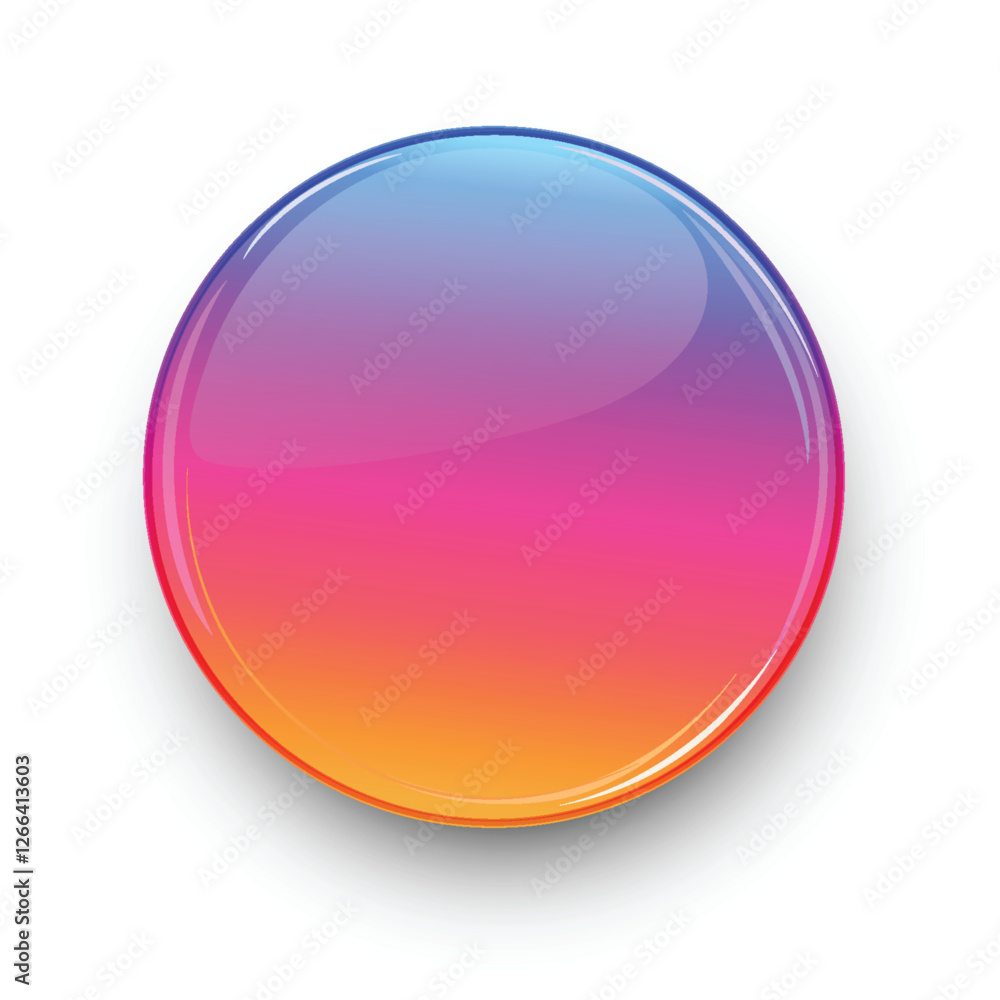 Colorful Gradient Circle Illustration Colorful Gradient Circle Illustration