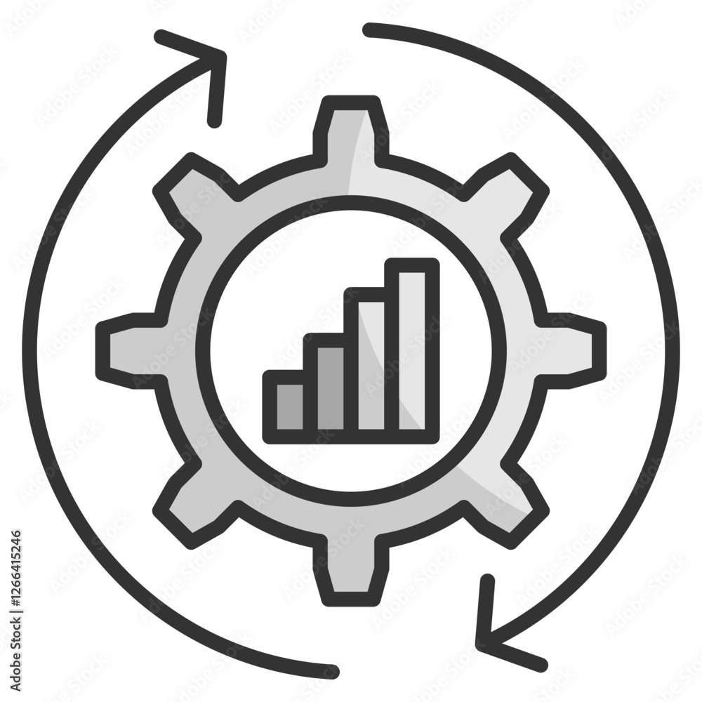 Optimization Icon Element For Design Optimization Icon Element For Design