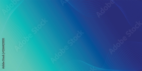 Digital technology speed connect blue green background, cyber nano information, abstract communication, innovation future tech data, internet network connection, vector line illustration