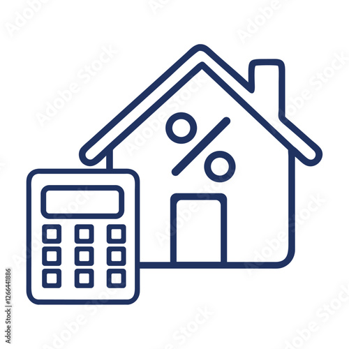 Mortgage rate calculator icon