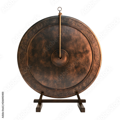 Wallpaper Mural gong Advertisement isolated on white background full depth of field  Torontodigital.ca