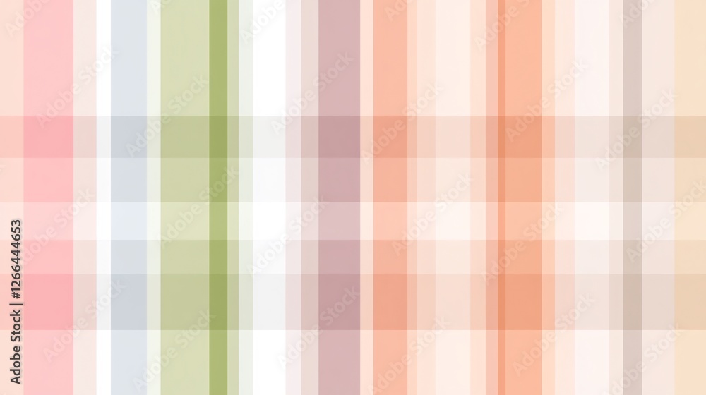 Soft pastel stripes elegantly arranged create a calming textile pattern. AI Generated Soft pastel stripes elegantly arranged create a calming textile pattern. AI Generated