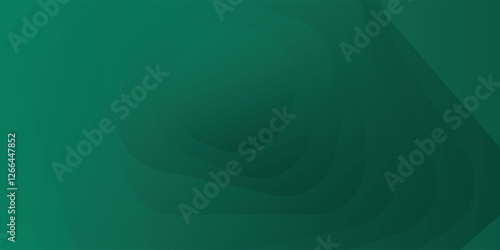 A dark teal background with swirling, layered shapes.