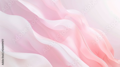 Abstract soft pink and white gradient background, light tone, blurred, minimalist, banner design