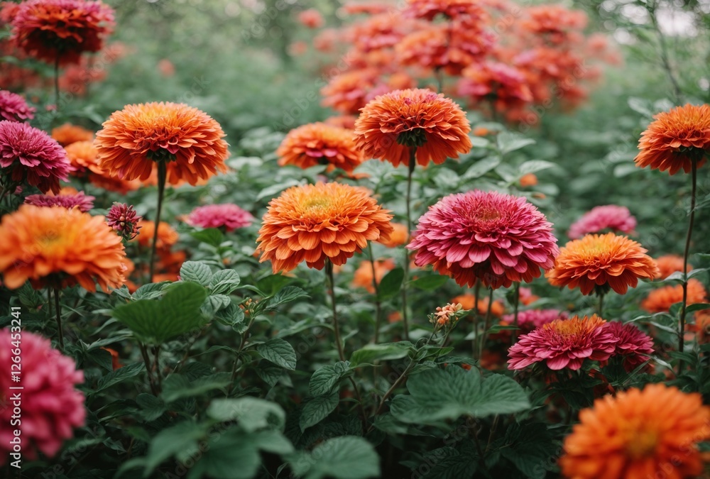 red and yellow flowers, marigolds