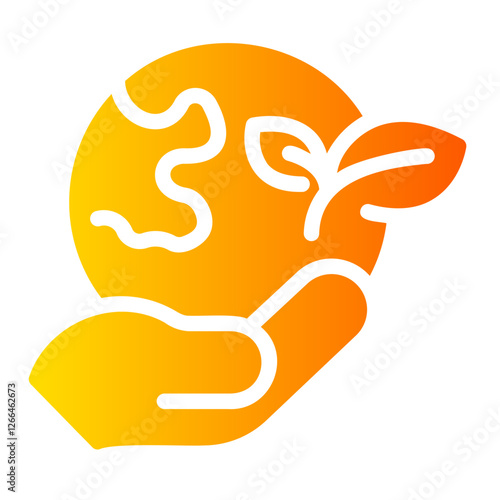 go green Gradient icon