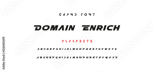 Minimal modern logo alphabet fonts. Typography minimalist urban sana serif digital fashion future creative logos fonts. vector illustration