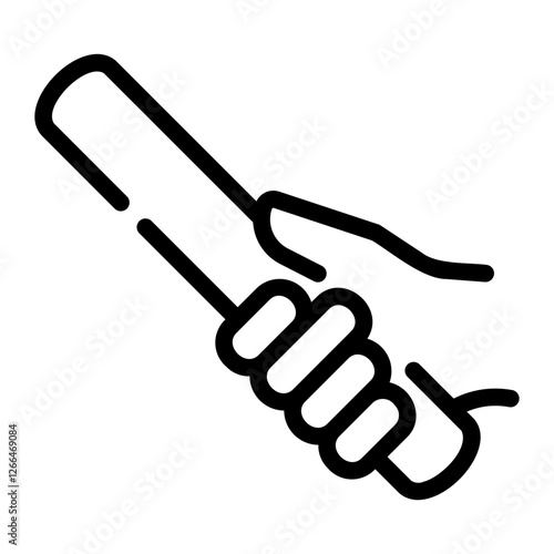 baton Line Icon