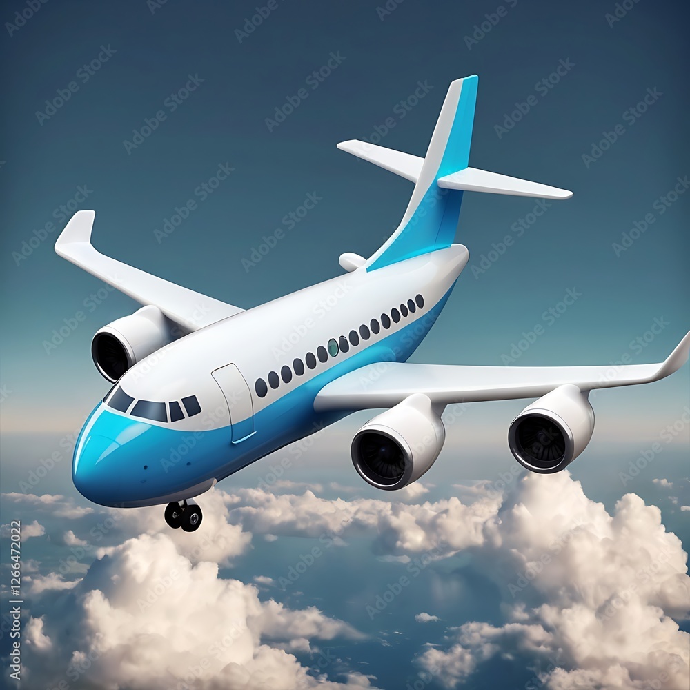 Obraz premium airplane in the sky