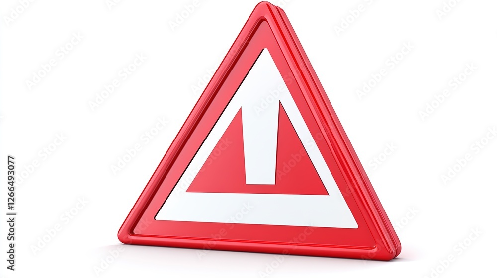 3D Warning Sign PNG Icon Isolated on Transparent Background, Featuring a Bold Exclamation Triangle Symbol for Alert, Danger, and Caution. 3D Warning Sign PNG Icon Isolated on Transparent Background, Featuring a Bold Exclamation Triangle Symbol for Alert, Danger, and Caution.