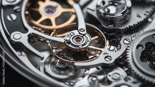 Wallpaper Mural Intricate clock mechanism in detailed close-up. Torontodigital.ca