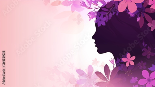 Women's History Month, international women's day, women empowerment and inspiration, Female Silhouette with colorful design for background, wallpaper, banner