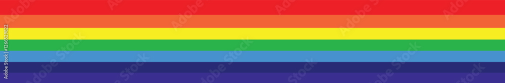Fototapeta premium Colorful Pride Flag Design for LGBTQ+ Awareness