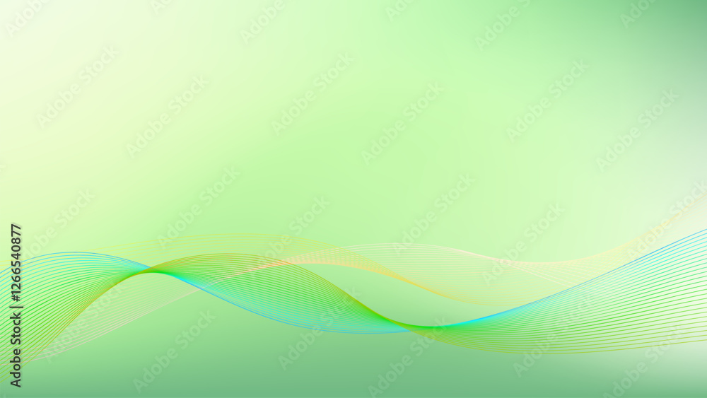 abstract green wave background abstract green wave background