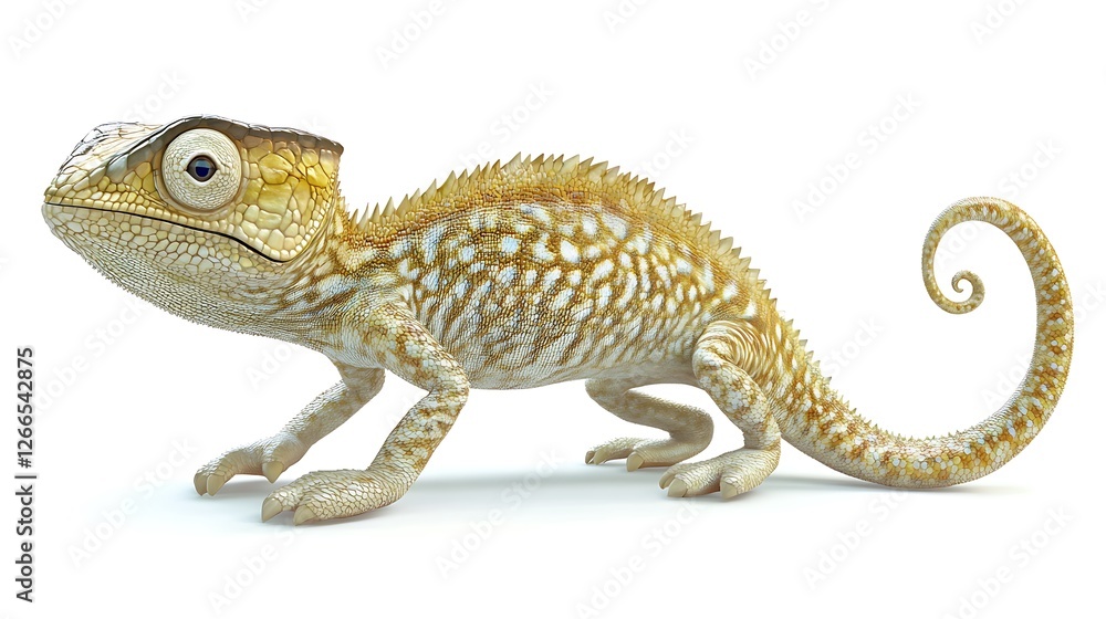 Obraz premium iguana isolated on white