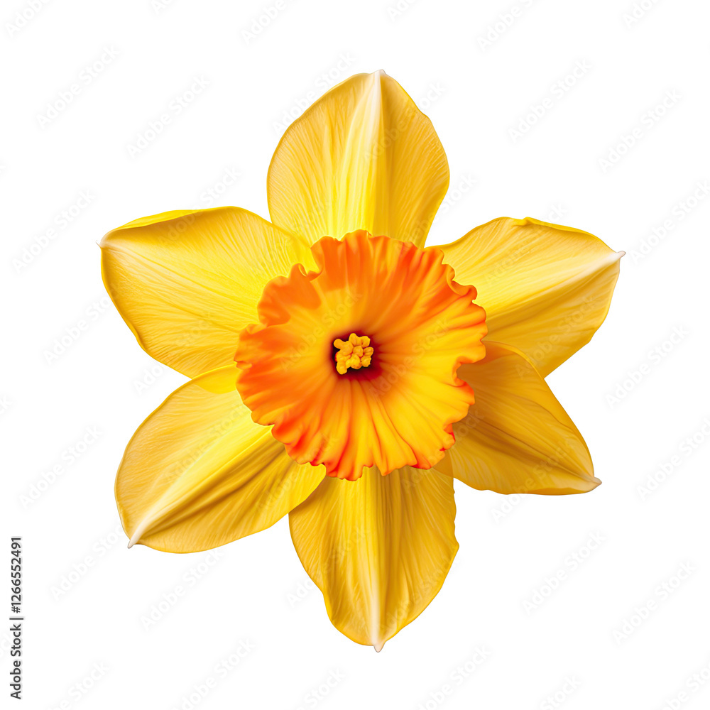 yellow daffodil flowers isolated on transparent background yellow daffodil flowers isolated on transparent background