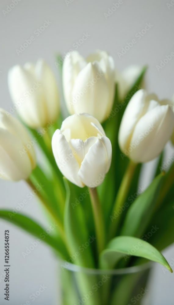 A bouquet of white tulips with some of the stems bent and twisted, flowers, bouquet, flowers A bouquet of white tulips with some of the stems bent and twisted, flowers, bouquet, flowers