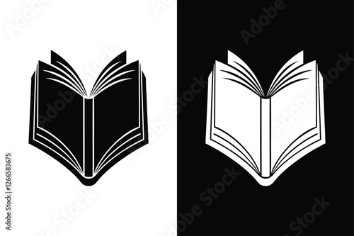 Book Icon Vector Symbol of Learning and Knowledge