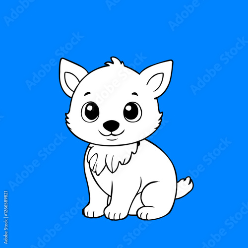coloring pages with blue background
