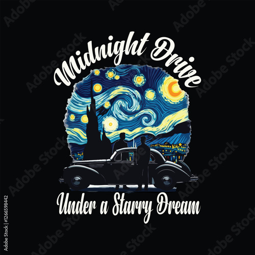 midnight drive Art & Illustration