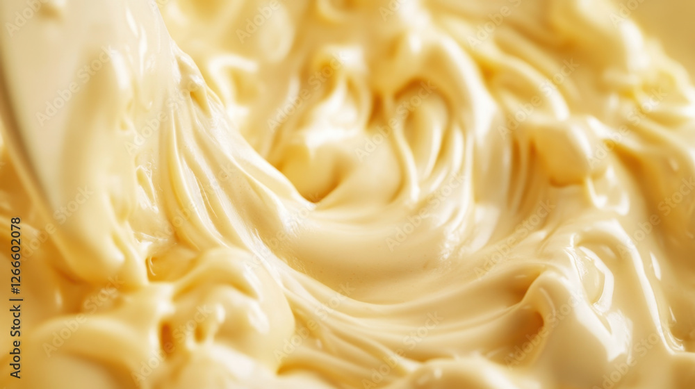 Close-up of a bowl of mac and cheese being stirred Close-up of a bowl of mac and cheese being stirred