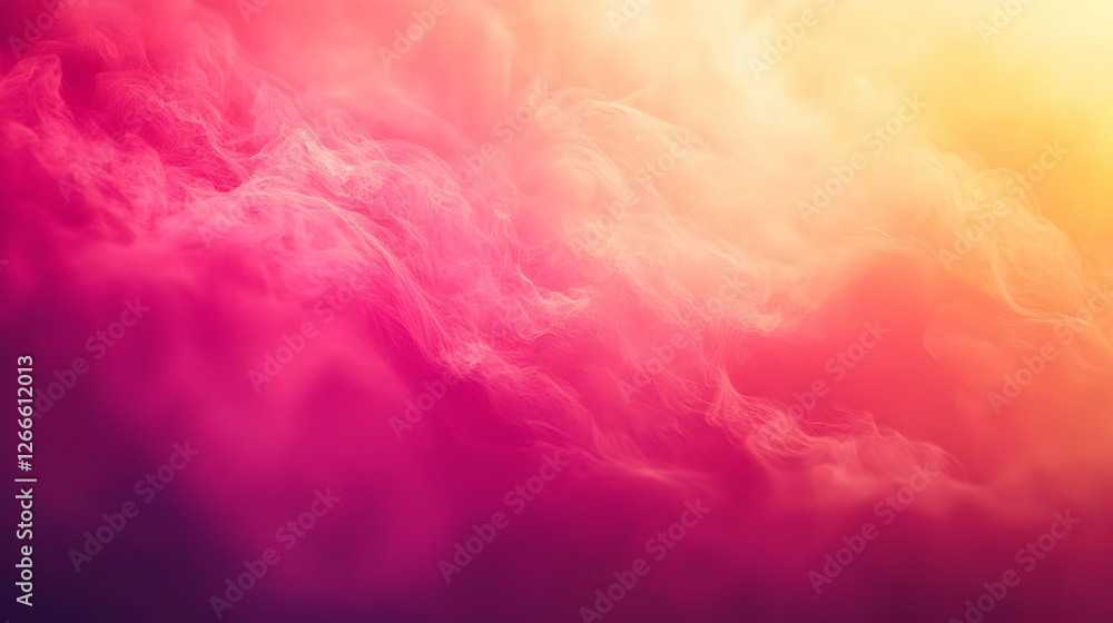Obraz premium Abstract colorful smoke background, vibrant colors. Possible use Graphic design element