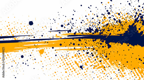 Fototapeta Naklejka Na Ścianę i Meble -  Abstract paint splatter graphic design, use for background or overlay