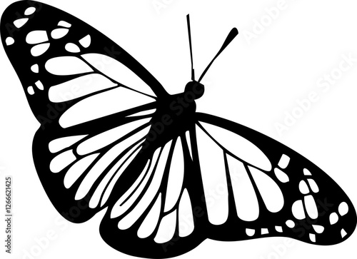 Butterfly Outline Logo
