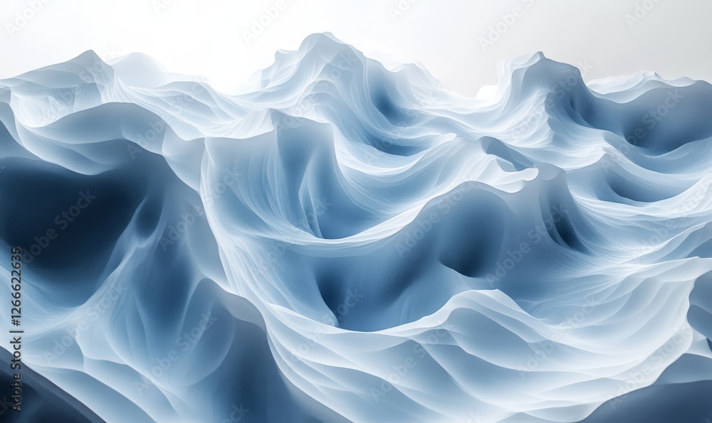 Obraz premium 3D Digital Surface, Generative AI