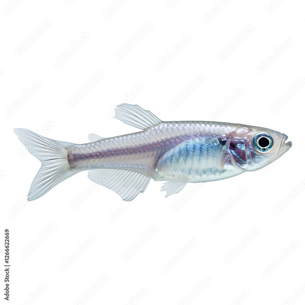 Fototapeta premium Translucent Fish with Iridescent Hues