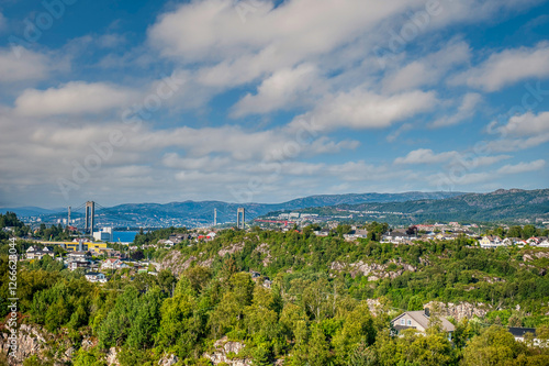 Straume is the administrative centre of Fjell Municipality in Hordaland County, Norway. It is located in the western part of the island of Litlesotra, photo