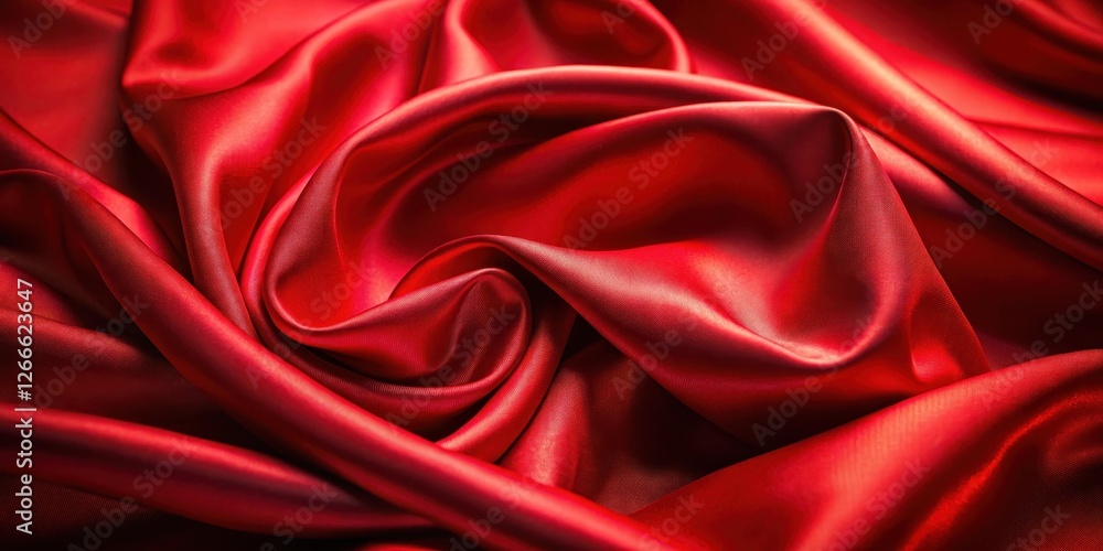 Luxurious silk fabric with vibrant red background and subtle golden sheen, perfect for high-end fashion or interior design projects, elegant style , luxurious fabric Luxurious silk fabric with vibrant red background and subtle golden sheen, perfect for high-end fashion or interior design projects, elegant style , luxurious fabric