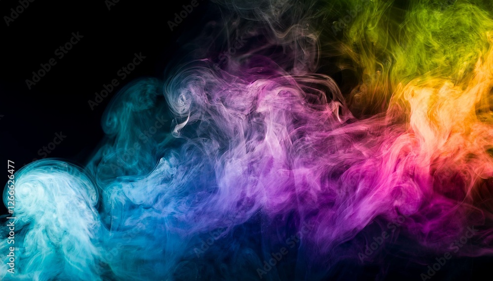 Obraz premium Elevate your artistic projects with smoke. 