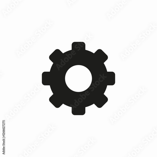 application settings icon sign vector