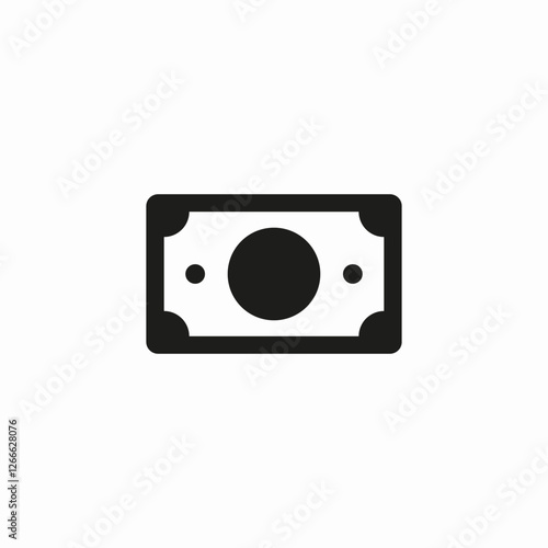 banknote cash icon sign vector