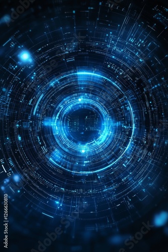 Wallpaper Mural Abstract Digital Nature Background, Generative AI Torontodigital.ca