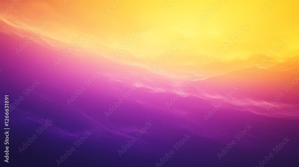 Colorful Abstract Background with Smooth Gradient of Yellow and Purple Colorful Abstract Background with Smooth Gradient of Yellow and Purple